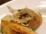 焼餃子断面