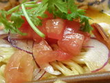 オマールだしの冷製トムヤム麺 アップ画像