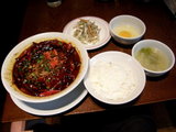 麻辣担担麺ドラゴンの紅い河 ランチセット