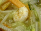 皿うどん 具のアップ