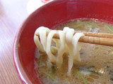 麺のアップ
