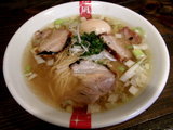 塩中華 750円 + 地鶏の味付玉子 150円