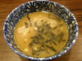牛ホルモンのつけ麺 スープ割