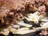 黒毛和牛 100%フレッシュハンバーグ 断面