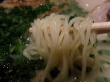 麺のアップ