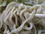 小ラーメン 麺のアップ