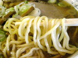 中華そば 麺のアップ