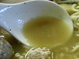 鶏そば スープのアップ