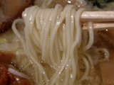 梅塩そば 麺のアップ