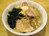塩ラーメン 600円 + チャーシュー1枚追加