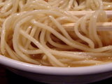 冷やし大担麺 麺のアップ