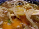つけ汁に生卵投入