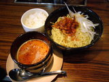 坦々つけ麺 880円 with ランチサービスライス