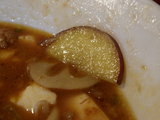肉豆腐タンメン(辛さなし) 具のアップ