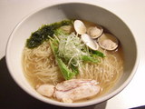 鶏と蛤の冷や汁そば(塩) 850円