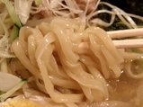 冷しとり胡麻そば 麺のアップ