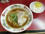 ラーメン あっさり 700円 + 半ライス