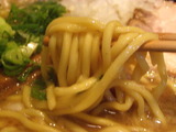 背脂煮干しらーめん 麺 アップ