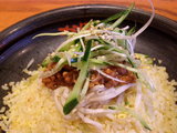 自家製肉みそともやしのチャーハン アップ画像