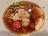 地鶏と鯛煮干の冷や冷や 〜柚子風味〜 ライス投入