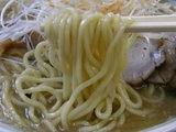 みそラーメン 麺のアップ