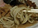 ら〜めん 麺のアップ