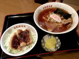 極太麺とソースカツ丼のセット 1130円