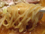 みそラーメン 麺のアップ