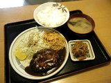 Aランチ ハンバーグステーキ 700円