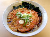 紅生姜天そば 400円→360円