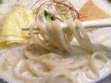 冷やし豆乳麺2007 麺のアップ