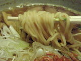 海老塩ラーメン 麺のアップ