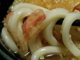 かけうどん 麺のアップ