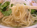 冷潮ラーメン 麺のアップ