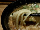 博多つけ麺 麺のアップ