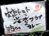 完熟トマトと海老フライのカレー 告知