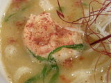 紅白麺合戦 海老のアップ