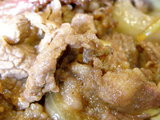 牛焼肉のアップ