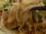 太めん皿うどん 麺のアップ