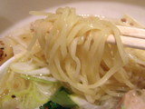 すっぽんそば 麺のアップ