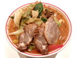 パプリカとバジリコのイタリア風ラーメン(チャーシュー付き) 1000円