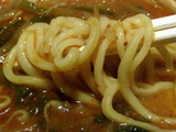 激辛森本らー麺Lv.3 麺のアップ