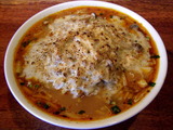 秋茸のチーズクリーム麺 辛さあり 900円