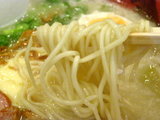 極新味 麺のアップ