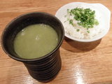 海と山の旬の和え麺 梅昆布茶&御飯