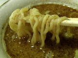 梅つけ麺 さちしお 麺のアップ