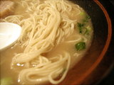 柔らかめの麺のアップ画像