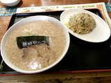 醤油ラーメン こってり 780円 + 手作り焼飯 210円