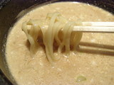 スタミナつけ麺 麺のアップ