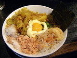汁なしあえめん 880円 + 野菜ニンニク